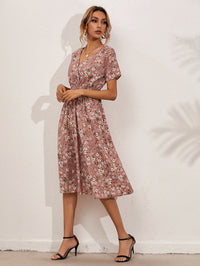 Heidi-Mode | Floral Elegante Sommerkleider Damen – Rosa