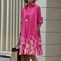 NOELLE - MODISCHES HEMDKLEID – Rosa