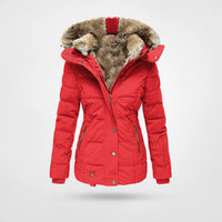 Muhlose | Warme und wasserdichte Winterjacke – Rot