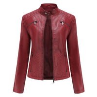 Viviana - Frauen Lederjacke – Rot