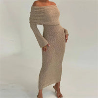 Ella | Elegantes Kleid – Khaki