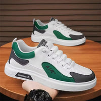 Aldous | Lässige Leder-Sneaker – Grün