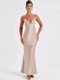 Laura | Rückenfreies Nachtkleid – Rosa