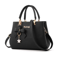 Fashionista - Moderne Schultertasche – Schwarz