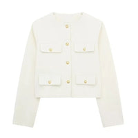 Lequin | Cropped Jacket – Beige