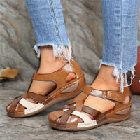 Heidi | Orthopädische Retro-Sandalen – Braun