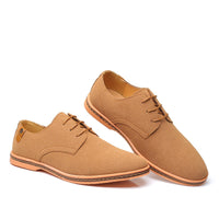 Heidi-Mode | Bequeme Wildlederschuhe mit Rutschfester Sohle – Khaki