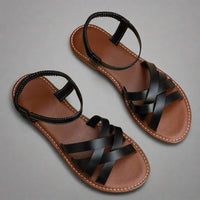 Hroselind | Orthopädische Sandalen für täglichen Komfort – Schwarz