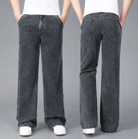 FRED - JEANS MIT WEITEM SCHNITT – Grau