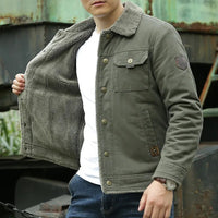 Maxie | Herren-Thermojacke mit warmem Fleece-Futter – Komfort und Stil – Vert