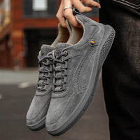 Helena | Damen Casual Wildleder Sneaker – Grau
