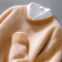 Huxley - PULLOVER AUS 100% CASHMERE – Braun