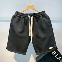 Kurze Hosen für Herren - Leichte Sommer-Jogginghose – Schwarz