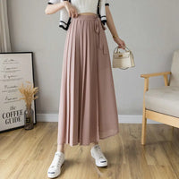 Tanja Sommerrockhosen | Stilvolle moderne Midi-Länge High-Waist Damenrockhosen – Rosa