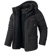 KAI - GEPOLSTERTE JACKE MIT SHERPA-FUTTER – Schwarz