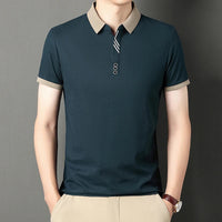 Poloshirt für Herren - Stilvolles Kurzarm-Poloshirt für den Sommer 2024 – Marine