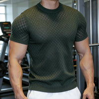 Kryon™-T-Shirt mit Schweißhemmender Dry-Technologie und Muscle-Fit-Schnitt – Grün
