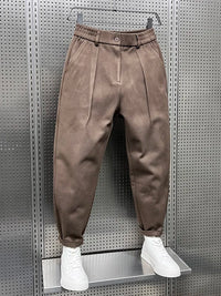 Kessan - Hose mit elastischem Bund – Braun