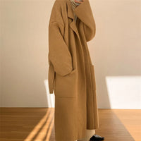 Kolarya | Strickmantel für Frauen – Camel