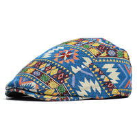 Paul – Bunte Vintage Kappe – Blau