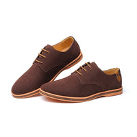 Heidi-Mode | Bequeme Wildlederschuhe mit Rutschfester Sohle – Braun