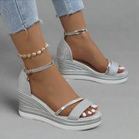 Leontine | Klassische Orthopädische Sandalen für Langanhaltenden Komfort – Silber