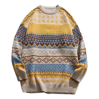 Levi | Vintage Isländischer Pullover – Gelb