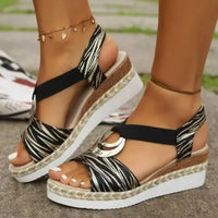 Rosa | Elegante Orthopädische Sandalen™ – Schwarz