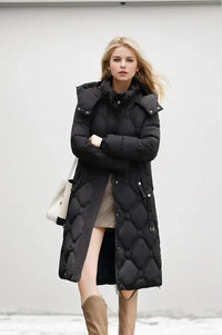 Sofiy | Daunenjacke für Damen, warm, leicht, Winter – Schwarz