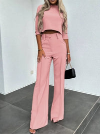 JENNY - SET AUS TOP UND HOSE – Rosa