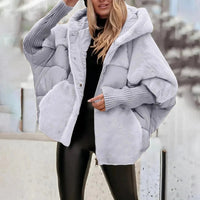 Berlin™ Jacke mit hochwertiger Puffer- und Plüsch-Verarbeitung / Anspruchsvoller Komfort für Damen mit Präsenz! – Grau