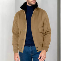 Kletavith | Neuer Casual-Herrenjacke im britischen Stil aus Baumwolle – Khaki