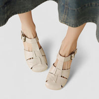 Margaretha® | Orthopädische Mary Jane Schuhe – Beige