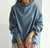 Zandria – Stilvoller Freizeitpullover – Blau