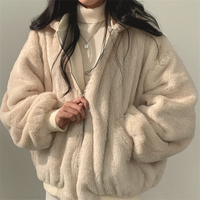 Käthe - Wendbare Jacke mit Kapuze – Creme