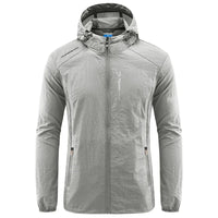Thomas | Hochwertige Windbreaker-Jacke – Hellgrau