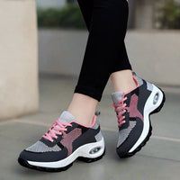 Riecker Sneakers | Trendige waldläufer Sommerschuhe mit weichem Fußbett für Frauen – Hellrosa