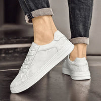 Garant | Damen Orthopädische Leder Sneaker Schuhe – Weiß