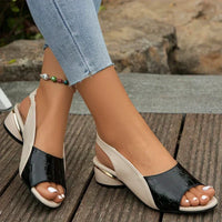Gloria | Elegante orthopädische Sandale für Damen – Schwarz