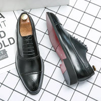 Paul | Herren Orthopädie Oxford Schuhe – Schwarz