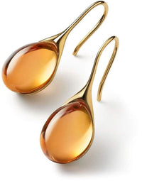 Verena® | Strahlend - Kristall Tropfenohrringe – Orange