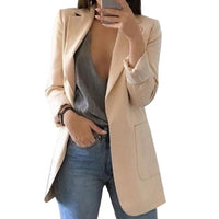 Damen-Blazer mit klarer Schnittführung | berufliche Ausrichtung – Aprikose