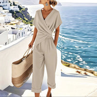 Ziora - Supersoftes Wickelshorts-Set – Aprikose