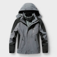 Exeter 3-in-1 Wasserfeste Outdoor-Jacke – Grau