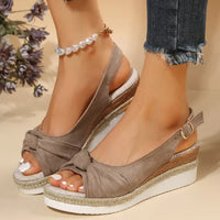 Charlotte | Leicht Verstellbar Sandalen – Beige