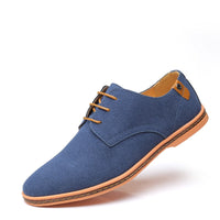 Heidi-Mode | Bequeme Wildlederschuhe mit Rutschfester Sohle – Blau