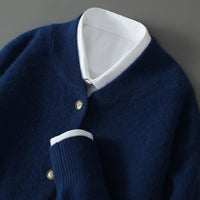 Colby - CASHMERE CARDIGAN – Blau