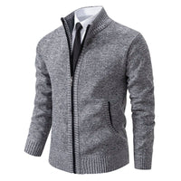 Anton | Eleganter Premium-Cardigan – Grau