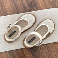 Bellevie™ Sandalen Mit Handgefertigter Flechtoptik und Atmungsaktivem Design – Beige