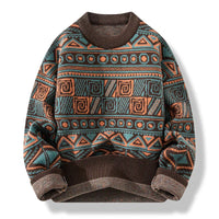 Benjamin | Vintage Icelandic Sweater – Braun